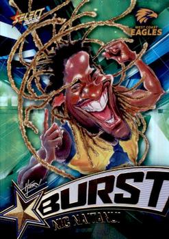 2022 Select AFL Footy Stars - Starburst Caricature - Shatter #SP68 Nick Naitanui Front